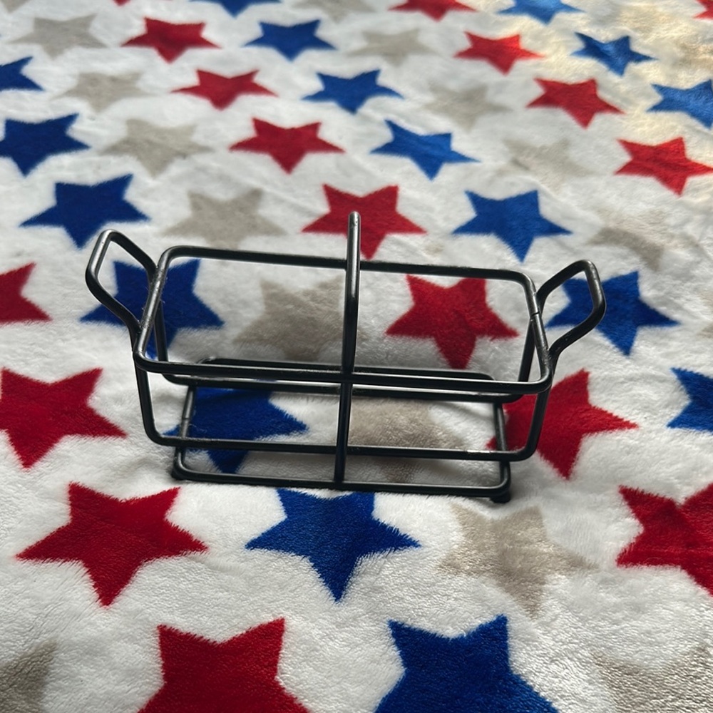 Black Metal Wire Organizer Basket